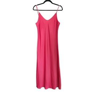Uniqlo Bright Pink Midi Dress
